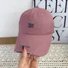 Gorra de Béisbol Estilo Coreano Otoño Borde Deshilachado Protección Solar Adelgazante Facial Unisex Letra Versátil Parte Superior Suave Sombrilla Gorra Pico de Pato