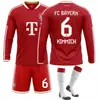 2627 Camiseta de Manga Larga Kit de Fútbol 10 Musiala 9 Kane Deportes Bayern Número de Casa 17 Camiseta Olise