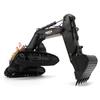 Huina 592 excavadora profesional de aleación con control remoto de 22 canales vehículo de ingeniería excavadora modelo para niños juguete-accesorios