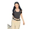 Camisola de verano para mujer, prenda exterior sexy y pura, sin mangas, ajustada, interior, corta, hasta el ombligo, camiseta de fondo