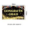 Telón de fondo de graduación transfronteriza, fiesta, banderín colgante, ¡FELICIDADES GRADUADO! Amazon, ambiente, tela colgante, banderín