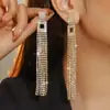 Los Pendientes Largos con Borlas de Pedrería Brillante Más Populares de Amazon para Mujer, Pendientes Versátiles, Pendientes de Cobre Amazon