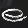 Pulseira de prata europeia e americana estilo coreano novo clássico banhada a prata torcida Pulseira feminina transfronteiriça popular pulseira de prata