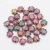 Contas Iridescentes Galvanizadas Contas de Vidro Cabeças de Animais Pequenos Contas para Pulseira DIY Pulseira Feita à Mão Colar Contas Soltas de Vidro