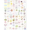 Pegatinas de Visión Transfronteriza Inglés Inspirador Plan de Sueños Libro de Visión Arte Clip Material DIY Pegatinas Decorativas para Manualidades