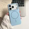 Funda de Teléfono Magnética Fina con Sensación de Piel para iPhone 17 Pro Max Adecuada para Apple 16 Cubierta Protectora Anti-Caída de Gama Alta 15