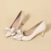 Zapatos de tacón grueso de ante para mujer para entrevista 2026 Modelo Nuevo Negros Zapatos Profesionales de Trabajo Azafata Funcionario Formal Tacones Altos