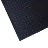 Hoja de goma antideslizante de hoja de sauce engrosada para áreas de operación de fábrica, impermeable, resistente al desgaste, material en rollo de goma antideslizante