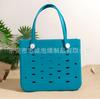 Bolso de Playa Eva Estilo Europeo y Americano Ligero con Agujeros Moda DIY Gran Capacidad Bolso de Mano para Mujer Especial para la Costa Bolso de Hombro