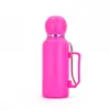 Novo Modelo Copo de Futebol de Aço Inoxidável 304, Caneca de Viagem de Grande Capacidade com Colher, Tampa Criativa Fosca, Copo Térmico Atacado