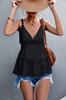 2026 Amazon Mais Vendido Sexy e Estiloso Doce Top Camisola com Decote em V e um Toque Sutil