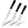 Espátula de Acero Inoxidable Cuchillo Desmoldador de Pastel Herramienta para Alisar Mermelada Crema de Mantequilla Rascador de Cocina para Hornear Espátula para Pan