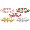 Juego de Letras Navideñas de 16 pulgadas Decoración para Fiesta MerryChristmas Globos de Papel de Aluminio Coloridos Rojo y Verde Navideño