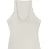 Camisola Estilo Deseo Puro con Espalda Cruzada y Copas Integradas, Top de Verano sin Mangas para Usar en Capas o Solo, Diseño de Espalda Adelgazante y Hermoso, Top Básico para Mujer