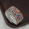 Boda nuevo pulsera de brazo de strass AB para actuación en escenario Negro Pistola Diamante Cristal adornos para mano accesorios al por mayor 1035