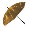 Novo LED Guarda-chuva Luminoso Automático Homens e Mulheres Alça Longa Lanterna Guarda-chuva Fotografia Palco Bar Desempenho Adereços Guarda-chuva Transparente