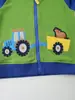 Nueva Chaqueta cárdigan con capucha para niño de otoño con patrón de bordado estampado Soporta procesamiento OEM personalizado con dibujos y muestras