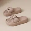 Sandalias de Verano de Moda para Mujer, Zapatos de Playa, Chanclas de Plataforma con Suela Gruesa, Chanclas Suaves para Exteriores que Aumentan la Altura