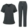 Comercio Exterior Belleza SPA Hospital de Mascotas Quirófano Dental Ropa para Lavarse las Manos Traje Dividido Multicolor Tallas Grandes para Hombres y Mujeres