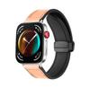 Adequado para Huawei Watch Padrão Cavalo Maluco Fit3 Adesivo de Silicone Couro Genuíno Fivela Dobrável Magnética Pulseira de Relógio Fit4Pro Negócios