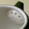 Tetera de Té Verde de Hoja de Bambú Original de Alta Calidad, Tetera Creativa de Cerámica de Lujo Ligero para Una Persona, Juego de Té Kung Fu
