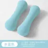 Venta directa de fábrica de mancuernas recubiertas de plástico de colores para fitness femenino, uso en casa, peso pequeño, modelado, mancuernas óseas 0.5-5kg