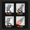 Pinzas Pelacables, Tijeras para Cables, Pinzas Pelacables para Electricista, Herramienta para Crimpar y Pelar Cables, Pinzas para Cortar y Pelar Cables, Esencial para Electricistas