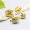 Accesorios de joyería hechos a mano, flor de campana de 16 x 9 mm, colgante de capullo antiguo de tres colores, material de joyería, venta directa de fábrica