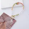Colgante de Cadena para Teléfono Móvil de Amatista Natural, Moda Nacional, Nuevo Llavero Popular en Internet, Colgante para Bolso al por Mayor