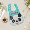 Toalha de Saliva para Bebê Babador Infantil Desenho Animado Babador de Alimentação Eva Protetor de Barriga Desenho Animado Fofo Impermeável