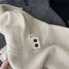Chaleco Casual de Color Puro a la Moda con Capucha Tejido de Punto para Mujer 2025 Otoño e Invierno Nuevo Suéter Suave Ceroso Tejido de Punto en Capas Transfronterizo