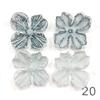 Simulación 4 cm pieza de hortensia no tejida pasador antiguo DIY abanico tocado accesorios para ropa al por mayor