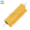 RX24 carcasa de aluminio dorado resistencia 100W 0.1R/2/4R/8/47R/220R/10K/22K 5% serie completa