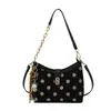 Nova Bolsa de Ombro Feminina com Estampa Vintage Outono/Inverno 2026, Bolsa Transversal de Alta Qualidade para o Dia a Dia, Bolsa Tote Versátil e Fashion