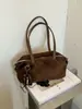 Bolsa de outono e inverno, acabamento fosco retrô, bolsa de ombro feminina, grande capacidade, bolsa para o dia a dia, bolsa de axila estilosa e sofisticada