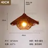 Lanternas de bambu trançado, lustres estilo chinês para restaurantes e salas de jantar, luminárias de palha e rattan trançado vintage para salas de chá e restaurantes de hot pot