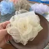 11cm Chifón Flor Quemada Tela Rizada Accesorios de Flor de Camelia Accesorios DIY Venta Directa de Fábrica Accesorios de Joyería de Tela