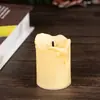Vela Digital Simulada Luz de Velas Lágrimas de Cristal Velas Falsas Brillantes Decoración Navideña Iluminación Atmósfera Luz Nocturna