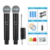 Micrófono Inalámbrico Transfronterizo Uno a Dos Tarjeta de Sonido para el Hogar Micrófono para Transmisión en Vivo Especial para Exteriores Equipo de Audio para Karaoke Micrófono