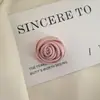 Flor de Satén Tridimensional de Tela, Capullo de Rosa, DIY Hecho a Mano, Accesorios de 3 cm para Accesorios del Cabello, Zapatos, Sombreros, Bolsos y Accesorios de Ropa