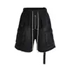 Shorts Jeans Pesado de Trabalho High Street Americano Design Desgastado Verão Unissex Larga Tendência Marca Ins Calças de Meia Coxa