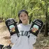 Luvas de Ciclismo Elétricas de Inverno, Coberturas de Guidão Quentes a Bateria, Modelos de Motocicleta a Bateria de Inverno, Protetores de Mão Grossos Aveludados