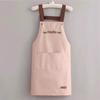 Nuevo Delantal de Princesa Floral para Mujer, Delantal de Cocina Impermeable y a Prueba de Aceite de Gama Alta, Falda Linda para Limpiarse las Manos, Venta al por Mayor Transfronteriza