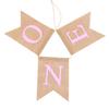 Una Bandera de Golondrina de Arpillera Decoración para la Primera Fiesta de Cumpleaños del Bebé Bandera de Tirar Arrangement para Baby Shower Banner