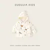 Casaco infantil Dudu Antiestático para outono, blusas para meninos, roupas de outono, roupas para meninas, chapéu mágico fofo, moderno