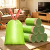 Bolsas de Basura de Plástico Fresco de Artemisa de Verano con Cordón, Bolsas de Basura Domésticas de Cocina de Alta Calidad con Asas