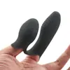 Manguitos Vibratorios Dobles de Silicona para Dedos, Juguetes Sexuales Novedosos para Adultos Hombres y Mujeres, Manguitos Estimuladores Silenciosos para Uso Lésbico