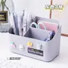 Caixa Organizadora de Mesa com Divisórias Porta-Canetas Canetas de Aquarela Lápis Papelaria Sala de Estar Escritório Dormitório Organizador de Itens Diversos