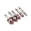 Herramienta de Avellanado con Vástago Hexagonal Más Vendida Cuchillo Avellanador Rojo Imperial Juego de Herramientas para Carpintería Desbarbado Taladro Eléctrico