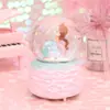 Baleia Cristal Desenho Animado Caixa de Música Decoração de Mesa Ornamento Presente de Aniversário Venda Direta da Fábrica Transfronteiriço